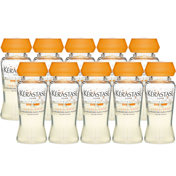 フュジオドーズ オレオフュージョン コンサントレ (ドライ) 12ml×10個 ネット通販で正規取扱店 ケラスターゼ フュジオドーズ オレオフュージョン コンサントレ・ブースター シャンプー